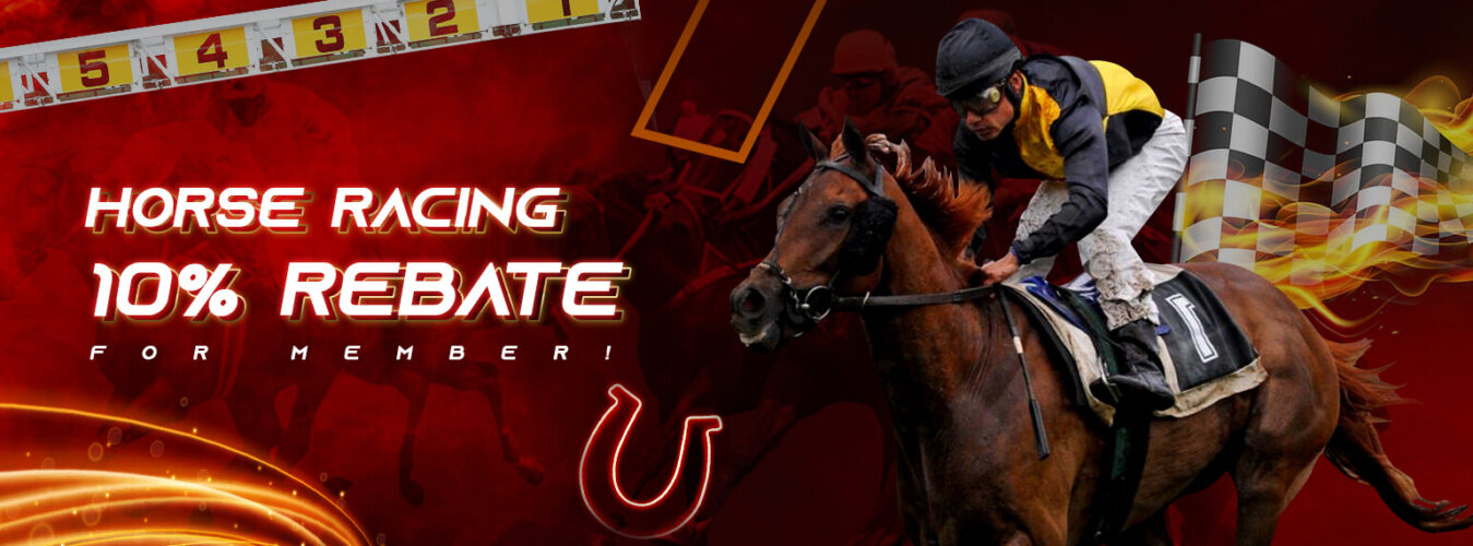 4 Horse Racing 10% Rebate for Member